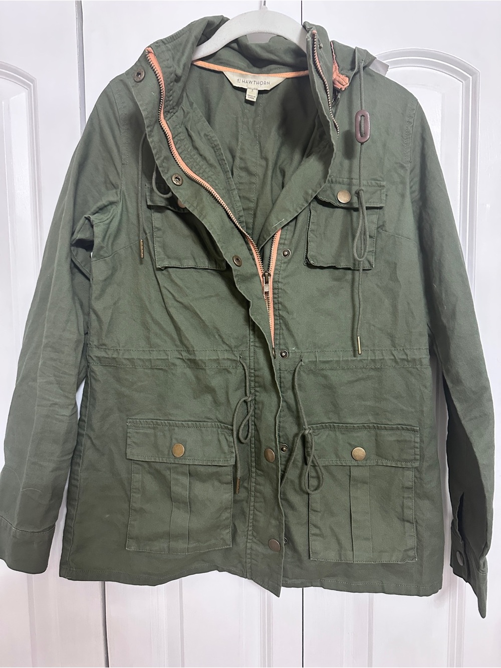 41 Hawthorn Olive Green Hooded Field Jacket